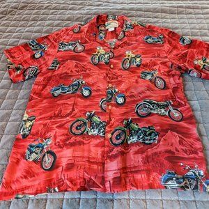 Hawaiian Motorcycle sport bike Hawaiian Camp shirt!